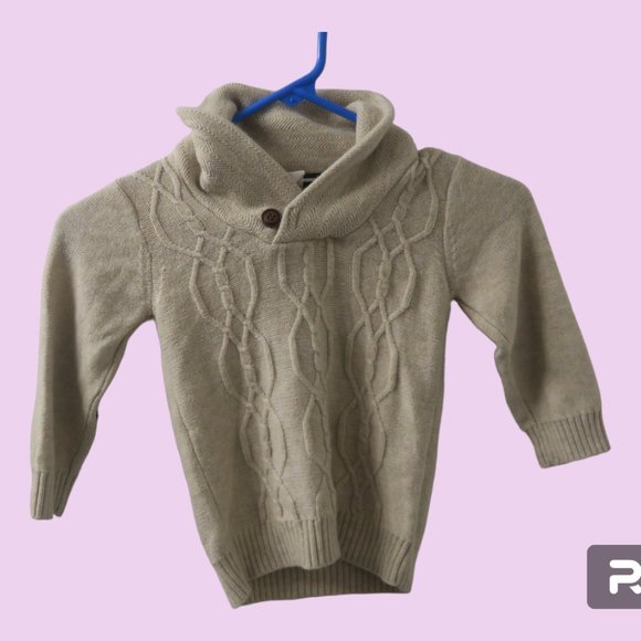 H&M Other - H&M kids children's girl's wool blend knit sweater in cream size 12-18M.